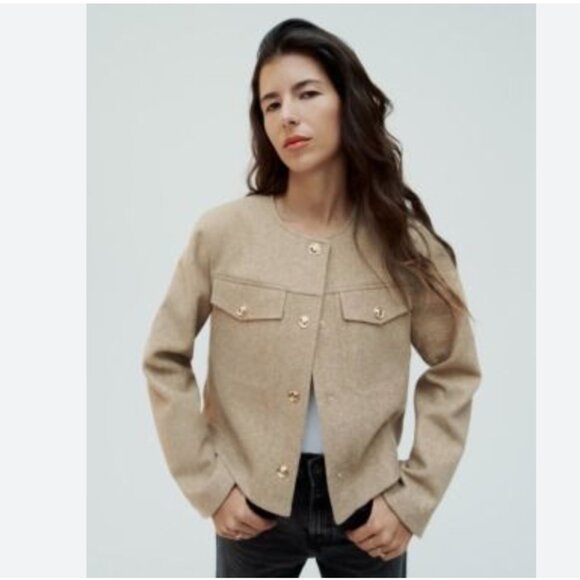 ZARA Soft Short Jacket - Picture 3 of 4